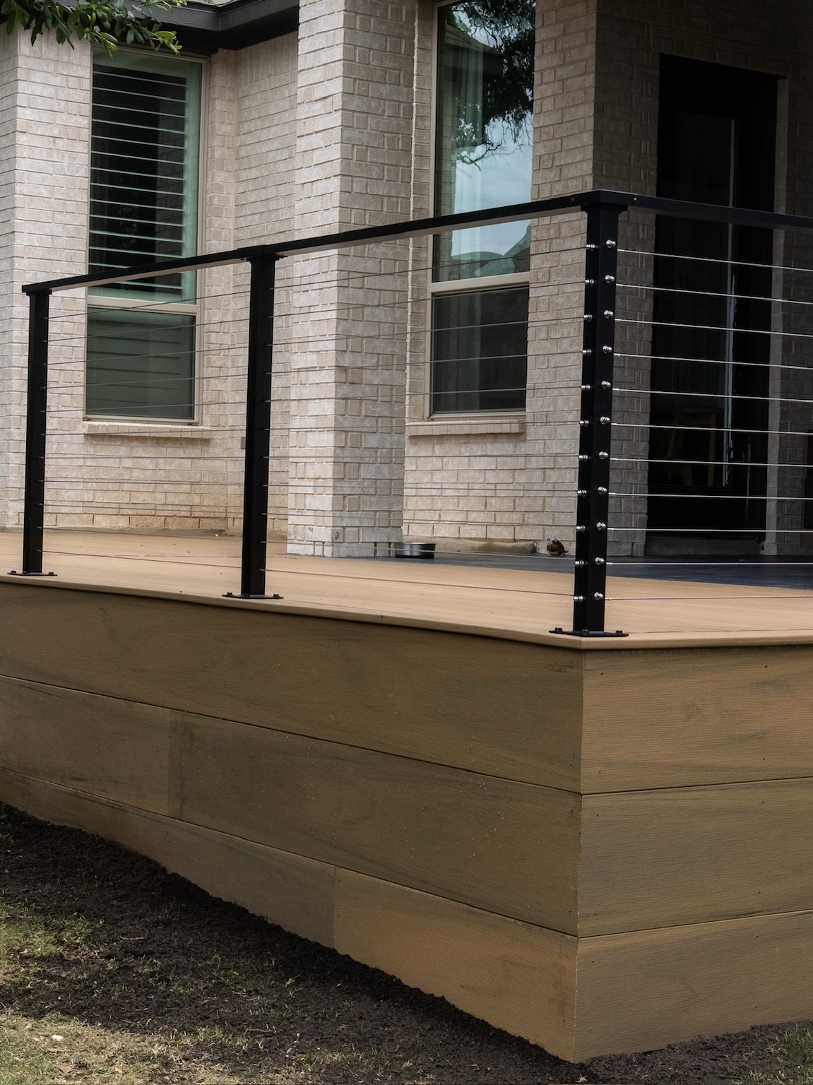 Outdoor living deck addition in Boerne TX